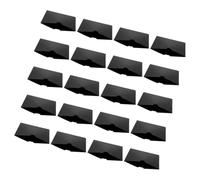 Générique 20pièces Pochettes CD DVD Papier Kraft Noir Étuis Résistants et Réutilisables Protection pour Rangement de Disques