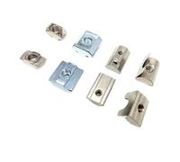 Générique 20X M3 M4 M5 M6 M8 M10 T Forme Bloc Écrou Coulissant Marteau Ressort À Bille for 20 30 40 45 Série Profilé En Aluminium Extrusion Fente Piste(Sliding nut,30 series M4)
