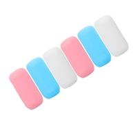 Générique 22 Cm pour Bouteilles de Voyage Housses Élastiques en Silicone Lot de 6 Anti-fuite Simples à Installer pour Flacons de Lotion et Distributeurs