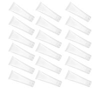 Générique 22 Pièces Flacon Doseur Vide 50ml en Pe Forme Plate et Bouchon à Clapet Distribution Précise, pour Voyages et Usage en Salle de Bain