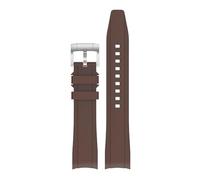 Générique 22mm 20mm Strap Fit For Sport Arc Curved End Soft TPU Rubber Bracelet