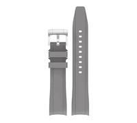 Générique 22mm 20mm Strap Fit For Sport Arc Curved End Soft TPU Rubber Bracelet