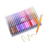 Générique 24-Color Push-Button Gel Pen - 0.7mm Fine Nib Erasable | Multiple Ink Colors For Writing Drawing Planning | Great Birthday Ğīft For Kids