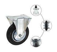 Générique 24 pcs roulettes Fixes 160 mm,Manutention de matériaux,48.18KG-277984