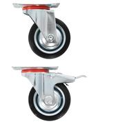 Générique 24 pcs roulettes pivotantes 75 mm,Manutention de matériaux,9.96KG-278014