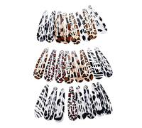 Générique 24 Pièces épingle à cheveux pinces à cheveux à pression agrafe Barrette instantané hairpin hair clip pince à cheveux pression léopard accessoires de cheveux pour femmes alliage