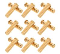 Générique 24 Pièces Insert à Visser en Laiton pour Flèches Hybrides, Connecteur Haute Résistance Poids de 50 Grains, Outil D'installation Précis pour Chasse et Tir sur Cible, Diamètre 6,2 Mm