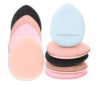 Générique 25 Pièces Mini Houppettes à Maquillage en Tissu pour Application Anticernes et Poudre Fixante, Usage Professionnel et Quotidien, Adaptées à Différents Types de Couleur Aléatoire