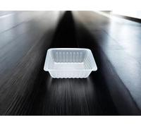 Générique 250 barquettes charcutières 375 cc en plastique transparent - Emballage élégant et pratique pour frites, charcuterie, salades et produits frais