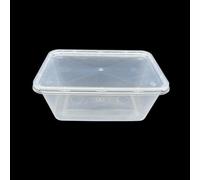 Générique 250 Barquettes Transparentes en Plastique Injecté 1000 cc + Couvercles - Barquettes Micro-ondables Multifonctions pour Conserver et Servir
