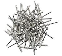 Générique - 250 RIVETS TRILOBES ETOILES ECLATEURS 4.8 X 22 mm TOUT ALU - BLANCS