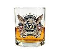 Générique 250e Bouteille De Whisky Américain | 1776-2006 Verrerie Commémorative Historique,Verre à Whisky Du Jour De L'Indépendance - Pour Hommes Grands-Pères Fils Adultes Amoureux Familles Amis