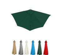 Générique 270cm Toile De Rechange pour Demi-Parasol, Polyester pour Terrasse, Jardin, Balcon Piscine, Seulement La Toile du Parapluie(Green)