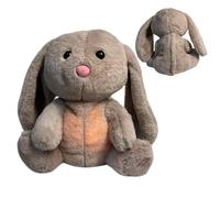 Générique 28 Cm Animal en Peluche Qui, Loutre Endormie, Koala avec Musique Sensorielle, Lumières Respiration Rythmique Réglable pour Relaxation, Peluche Lapin Qui Respires, Musicale Lapin Peluche