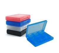 Générique 28-in-1 Boîte de rangement de cartes de jeu pour 3DS / 3DS / DSi / DSi XL / DSi LL / DS / DS Lite Système de rangement protecteur Organisateur de cartes de jeu Boîte de rangement (blue)