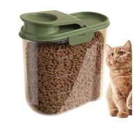 Générique 2L Animal Food Storage Containers - Large Airtight Grain Bin with Clear Lid, Dust-Proof Dispenser for Dog Food, Cat Feed, Rice, Cereal, Soybeans, and Flour in Pantry, Barn