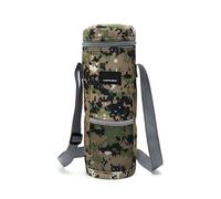 Générique 2L Bottle Cooler Bag, Wine Tote Carrier, Portable Drink Holder, Thickened Foldable Design with Handle, Insulated Travel Bag for Hiking Camping Work Lunch Or Beach Picnic Use, Camoflauge