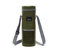 Générique 2L Bottle Cooler Bag, Wine Tote Carrier, Portable Drink Holder, Thickened Foldable Design with Handle, Insulated Travel Bag for Hiking Camping Work Lunch Or Beach Picnic Use, Green