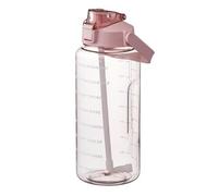 Générique 2L Gourde Sport, Gourde Sport Pour Adulte, Gourde Marqueur De Temps, Étanche Et Réutilisable, Gourde Motivation, Gourdes De Camping Et Randonnée (Pink)