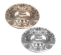 Générique 2PC Boucle Ceinture Porte-bière | Boucle Ceinture bière métal | Boucles ceintures étui à bières portables vintage adultes | Canette boisson porte-bouteille mains libres pour le camping en p