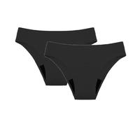 Générique 2PC Maillot de Bain Menstruel Femme Culotte Menstruelle Basic Slip Maillot de Bain pour Regle Culotte Menstruelle Piscine Menstruel Femme Bas de Culotte (A 2PC, XXL)