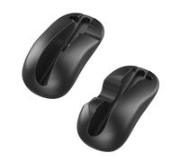 Générique 2PC Souris manette de jeu, Mini souris ergonomique portable Support de manette gauche+droite pour Switch 2 pour J-Con (Noir)
