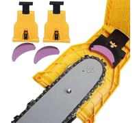 Générique 2PCS Affuteuse De Chaine Tronconneuse Ultra-Rapide, Précision Instantanée Eguiseur Chaine De Tronçonneuse Professionnel avec Aiguiser, Outil De Précision pour Bûcherons