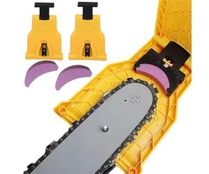 Générique 2PCS Affuteuse De Chaine Tronconneuse Ultra-Rapide, Précision Instantanée Eguiseur Chaine De Tronçonneuse Professionnel avec Aiguiser, Outil De Précision pour Bûcherons