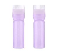 Générique 2PCS Applicateur Huile Cheveux Avec Une Échelle Graduée, 4,5x17 Cm Applicateur De Peigne Pour Teinture De Cheveux, Il Suffit De Peigner Et De Presser Pour Appliquer