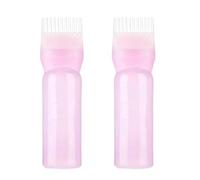Générique 2PCS Applicateur Huile Cheveux Avec Une Échelle Graduée, 4,5x17 Cm Applicateur De Peigne Pour Teinture De Cheveux, Il Suffit De Peigner Et De Presser Pour Appliquer