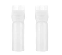 Générique 2PCS Applicateur Huile Cheveux Avec Une Échelle Graduée, 4,5x17 Cm Applicateur De Peigne Pour Teinture De Cheveux, Il Suffit De Peigner Et De Presser Pour Appliquer