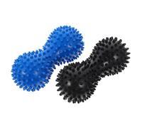 Générique 2pcs Boules de Massage en Pvc de Hérisson et Cacahuète, Légères et Faciles à Utiliser pour Jambes et Bras, pour Centres de Fitness et Sport
