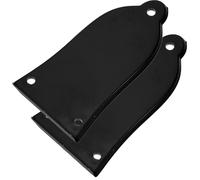 Générique 2pcs Cache-tige de Guitare Électrique en Abs Noir pour Protéger la Truss Rod, Accessoires Guitare Électrique Style et Personnalité