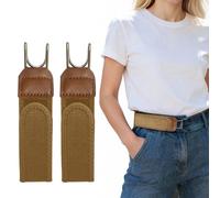 Générique 2PCS Ceintures Sans Boucle Pour Hommes, Ceinture Élastique À Crochet En Métal Tactique, Ceinture Latérales Invisibles Pour Hommes Et Femmes, Ceintures Sans Boucle Pour Pantalons Et Shorts