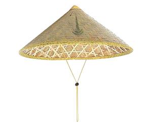 Générique 2Pcs Chapeau en Bambou Chinois 36 Cm - Chapeau Conique Traditionnel, Chapeaux De Paille Chinois Hatte Oriental Chinoiss, pour Homme Et Femme, Fermier, pour Voyager Pêche Jardinage