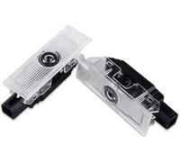Générique 2Pcs éClairage Led De Voiture Pour V-olvo Xc60 Xc40 Xc90 S40 S60 S60, LumièRe De Bienvenue De Voiture, LumièRe De Porte DéCorative, LumièRe De Projection De Panneau De Porte De Voiture