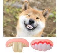 Générique 2pcs Fausses Dents pour Chiens, Drôles De Dents De Chien, Chien Orthographiques pour Chiens pour Chien Halloween Christmas Festival Cosplay Costume