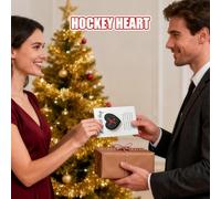 Générique 2PCS Hockey Heart Hug Pocket Positive, 11 * 5 Cm Imprimée 3D Hug Pocket Coeur Avec Carte, Calin De Poche, Aux Athlètes Qui Poursuivent Leurs Objectifs, Aux Amis Qui Font Face À Des Défis