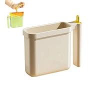 Générique 2pcs Instant Noodle Bowl Holder, Direct Immersion Ramen Cup with Heat-Resistant Handle, Drainage Ventilation & Fork Storage, for Dorm Apartment (Beige,1pcs)