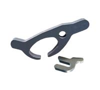 Générique 2Pcs Motorcycle Tire Mounting Clamp Set - Alloy Steel Tool | 2-Piece Alloy Steel Tire Clamp Set (Includes 1 Small & 1 Large Hook). Wear-Resistant Rim & Tire Edge Saver for Tubeless