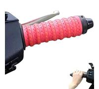 Générique 2PCS Non-slip Soft Silicone Grip Tape for Motorcycle Handlebars, Soft Silicone Anti-Slip Tape for Dirt Bike Naked Grips, for Bikes, Motorcycle, Fishing Pole, Gym (Rose)
