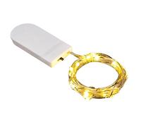 Générique 2pcs Petites Guirlandes Lumineuse à Couleur Changeante - 1m LED Fil de Cuivre Guirlande Lumineuse Étoilé Décoration avec Bouton pour Noël, Nouvel An, Pâques, Anniversaire, Saint Valentin