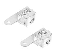 Générique 2pcs Tête Magnétique pour Cassette Stéréo en Métal Argenté Boutons Indépendants, Accessoire pour Enregistreur Cassette Offrant Performance Stéréo et Clarté Améliorée