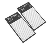 Générique 2Pièces Bloc-notes pour Liste de Courses Notepad Original avec Design Unique pour Réfrigérateur Organisateur de Mémo Pratique pour Courses et Rappels