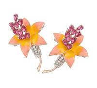 Générique 2Pièces Broche Délicate Forme de Fleur de Accessoire Vestimentaire Élégant pour Femmes pour Concerts Fêtes et Occasions Spéciales Durable