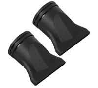 Générique 2pièces Embout Concentrateur Sèche-cheveux Noir pour Cheveux Bouclés Accessoire Salon Léger et Résistant Compatible Diffuseur Précis pour Séchage et Coiffage