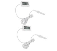 Générique 2pièces Mini Hygromètre Digital avec Sonde Thermomètre Intérieur Numérique avec Écran Lcd Celsius Mesure Rapide de Température et Humidité pour Incubateur Serre et Contrôle