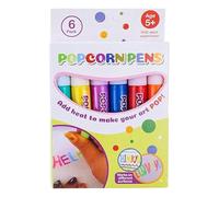 Générique 2set Bubble Popcorns Drawing Pens, Art Dot Markers, 6Colors Bingo Daubers with Dot Coloring Book for Toddler Art Activities, Washable Coloring Markers, Puffys Pens, Popcorns Colors Pens,