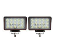 Générique 2x 45W LED Feux Phares De Travail Rectangulaire Projecteur Faisceau Flood Marque E9 Auto Hors Route Camion 12/24V 6590 K