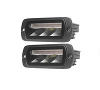 Générique 2x Feu Arrière 12V 24V LED Montage Encastré 5 Fonctions Stop Feu de Position Clignotant Feu de Recul Feu Sroboscopique pour Camion Remorque Fourgon Agricole IP67 IP69K R65 R148 EMC R10